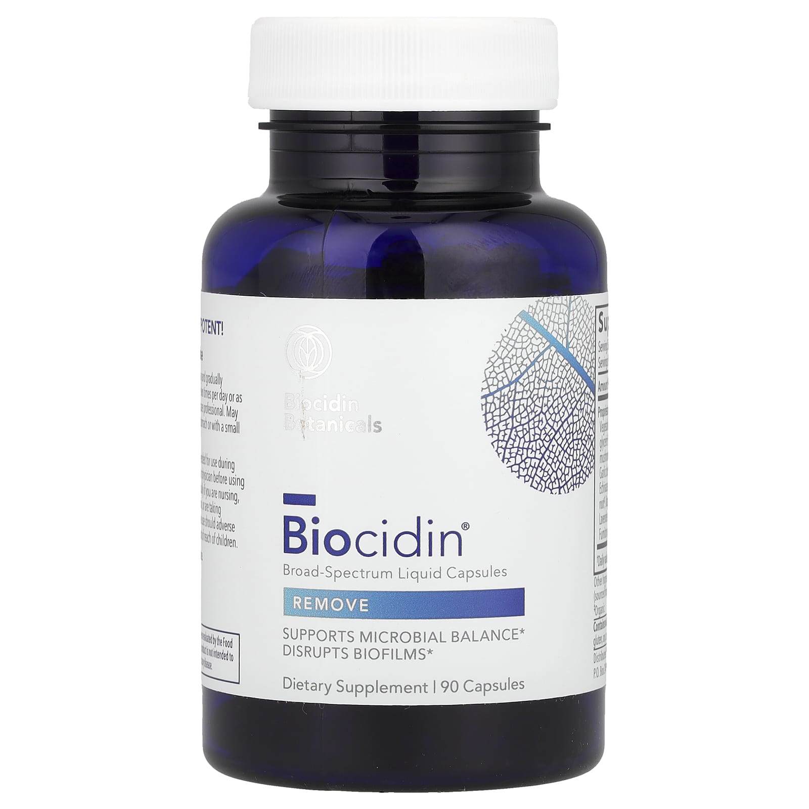 Biocidin Botanicals, Biocidin®, Broad-Spectrum Liquid Capsules, 90 Capsules UPC 899870002036 | HiLife Vitamins
